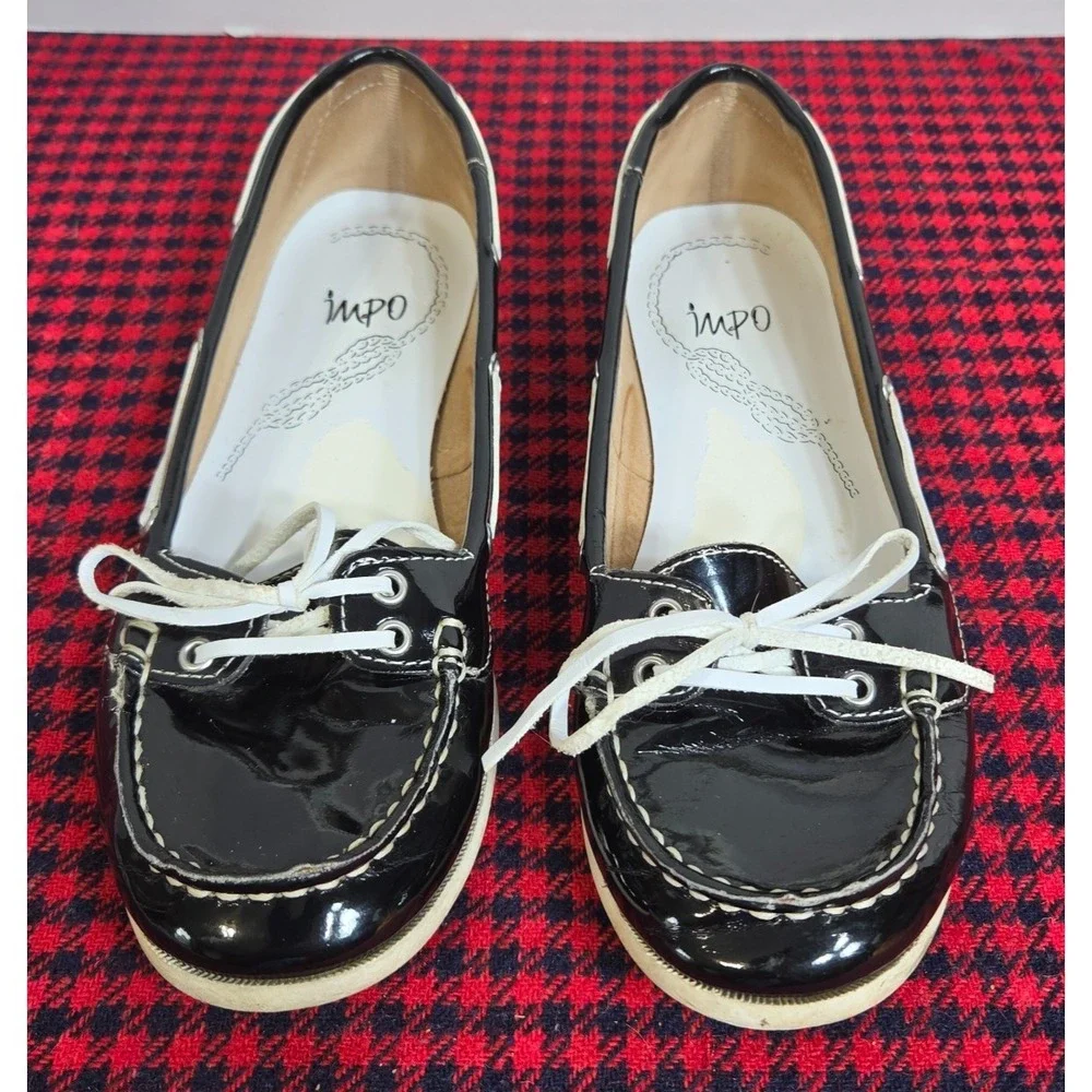 Impo Bay Breeze Boatshoe/Loafer Women's sz 7.5M Black